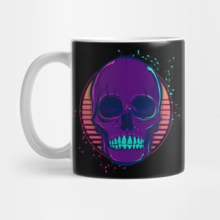 Skull & Sunset Retrowave Mug